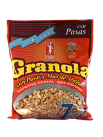 Cereal Granola con Uvas Pasas y Miel de Abejas en 250g